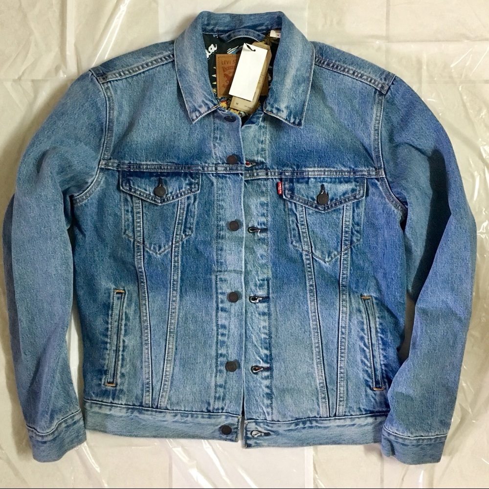 New Men’s Levi’s Trucker Jean Jacket US M Waikiki